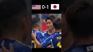 Usa vs Japan World cup higlights #youtube #shorts #football #ronaldo #worldcup