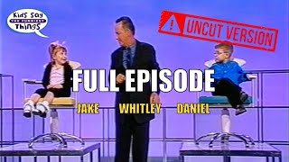 KIDS SAY THE FUNNIEST THINGS - UNCUT - Michael Barrymore FULL EPISODE - Jake, Whitley \u0026 Daniel