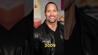 Dwane the rock Johnson through out the years #therock