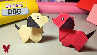 How to make ORIGAMI DOG | Origami Animals | PAPER CRAFTS