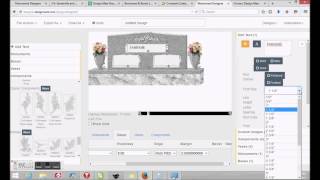 Design Mart's Online Monument Designer Tutorial