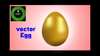 Create golden egg - mesh fill tool - in coreldraw 2020 - hindi / urdu