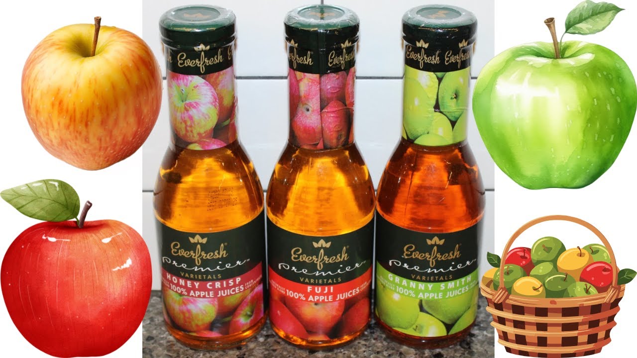 Everfresh Premier Apple Juices Honey Crisp Fuji And Granny Smith