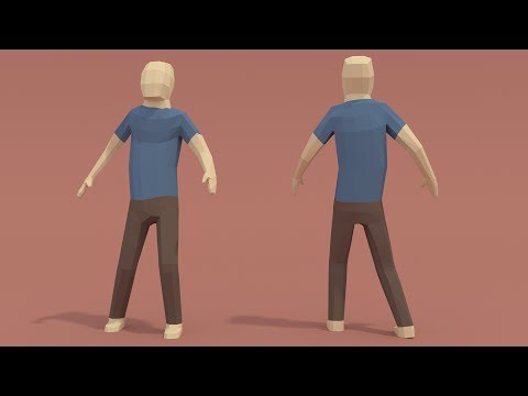 | PigArt | BLENDER Timelapse: Low Poly Human Character - YouTube