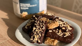 A recipe for protein bar, healthy and tasty