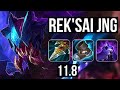 REK'SAI vs GWEN (JUNGLE) | 66% winrate | EUW Grandmaster | v11.8