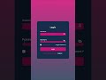 Animated Login Form Using HTML CSS & JavaScript