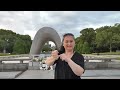 広島原爆・国際手話2023年7月hiroshima atomic bomb international sign language july 2023