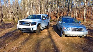 My First Time Truck Camping | Offroading \u0026 Cooking in 20°