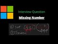 Leetcode 268 - Missing Number | Three solutions