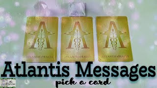 🌊🔱Messages From Atlantis🧜‍♀️✨-Pick A Card Tarot Reading