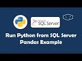 Run Python Script From SQL Server - Pandas Example