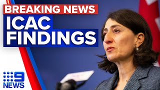 ICAC levels bombshell corruption findings against Berejiklian, Maguire | 9 News Australia