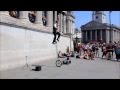 Man On Tall Bike ( Giraffe Unicycle )