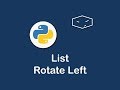 list left rotate in python 😀
