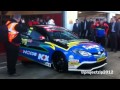 BTCC Silverstone Media Day 2012 MG unveil - Jason Plato & A