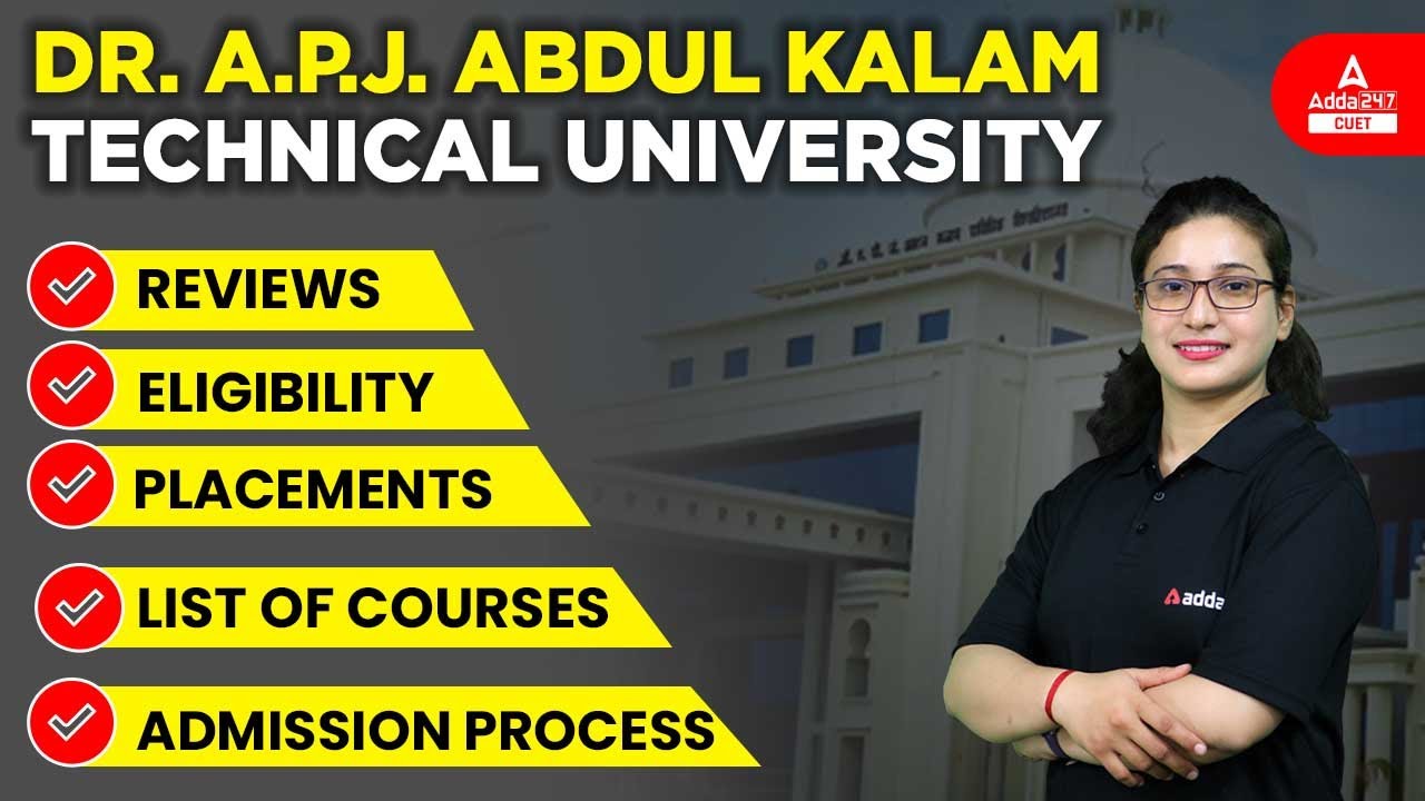 Dr. A.P.J. Abdul Kalam Technical University | Eligibility Admission ...