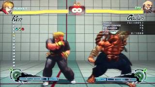 SSF4 AE 2012: Ken Master's Combo Exhibition + Tips \u0026 Tricks + Mixups