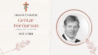 Grétar Þórðarson | Útför frá Ísafjarðarkirkju