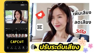 ปรับเสียงวิดีโอ CapCut เพิ่มเสียง ลดเสียง ปรับความดัง | ครูไนซ์