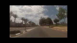 כביש 4  מראש הנקרה אל צומת רגבה - Road 4 from Rosh Hanikra to Regba Junction