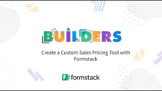 Create a Custom Sales Pricing Tool with Formstack