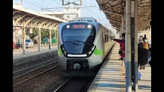 台鐵3005次EMU900型區間快 台南停車