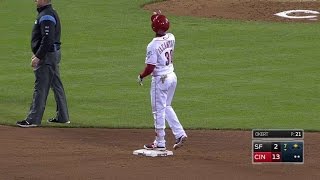 SF@CIN: Alcantara hits an RBI double to right field