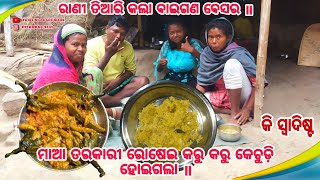 ରାଣୀ ତିଆରି କଲା ବାଇଗଣ ବେସର ॥ମାଆ ତରକାରୀ ରୋଷେଇ କରୁ କରୁ କେଚୁଡ଼ି ହୋଇଗଲା ॥