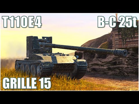 BC 25t, T110E4 y parrilla 15 WoT Blitz