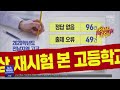 내신 불신 키우는 잦은 고교 재시험 r 210603목 뉴스투데이