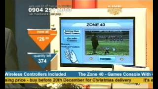 Andy Hodgson has good fun selling a Zone 40 on Bid TV