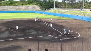 第64回沖縄県中学野球選手権大会 知花昌志 1番