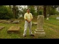 how to clean a stone grave marker