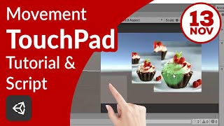 Unity Touchpad Tutorial to control game object movements & free source code