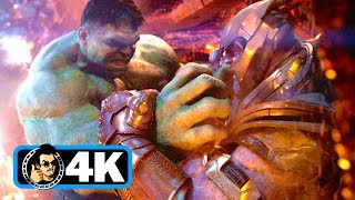 AVENGERS: INFINITY WAR Clip - "Hulk Vs Thanos Fight" (2018) 4K Ultra HD
