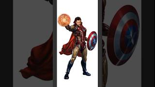 Iron man + Dr strange + Captain america + Thor || fusion art || #shorts #youtubeshorts