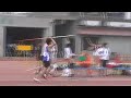 2016年度新4大戦　男子対抗やり投　内野　五投目