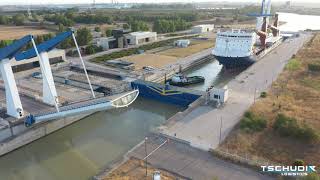 Transport of a 640 mton lift span for the Hising Bridge in Gothenburg