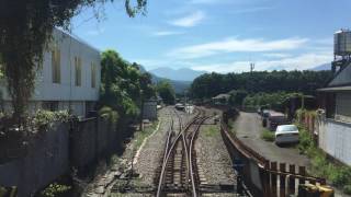 2016.6.19 台湾・集集線 集集駅出発 最後尾車両より