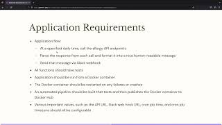 Go Applications - Lesson 4: Application Requirements