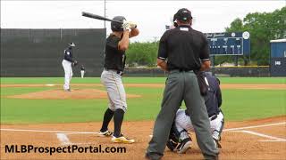 Yankees LHP Aroldis Chapman vs. Pirates OF Bryan Reynolds - 2019 MiLB ST