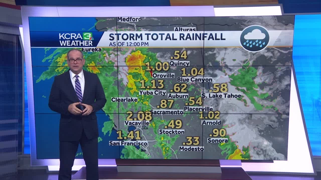 Northern California Rain And Snow Totals | Feb. 4 Update At 4:30 P.m ...