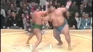 大相撲昭和の名勝負 昭和59年 九州場所 若島津 vs 小錦