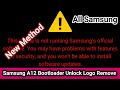 How To Remove Bootloader Unlocked Warning | Bootloader Unlock Error Wirning Remove Any Samsung