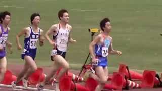 第54回福井県陸上競技選手権大会　男子1500ｍ予選2組