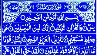 Surah Yaseen Surah Ar Rahman || With Arabic text || Best Qur'an Recitation || Yaseen Sharif Tilawat