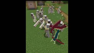 minecraft sculk centipedes vs iron golems!!!!!! #minecraft #funny #pvp #fight