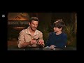 Jurassic World Rebirth Jonathan Bailey builds Lego without instructions