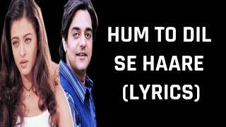 Haare Haare (Lyrics) Josh | Alka Yagnik, Udit Narayan